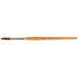 Round Lettering Lacquering Paint Brush, 5/16" Brush Width, Camel Hair, Wood Handle