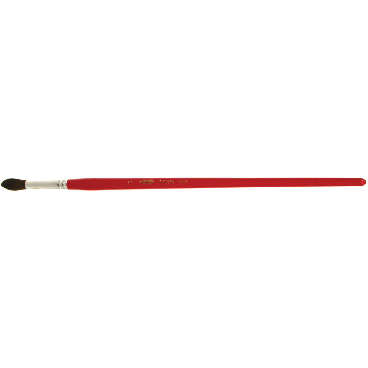 Round Marking Paint Brush, 9/32" Brush Width, Camel Hair, Wood Handle