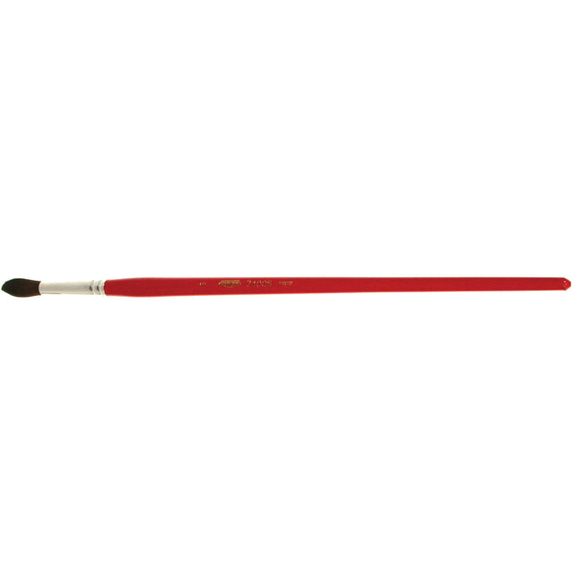 Round Marking Paint Brush, 9/32" Brush Width, Camel Hair, Wood Handle