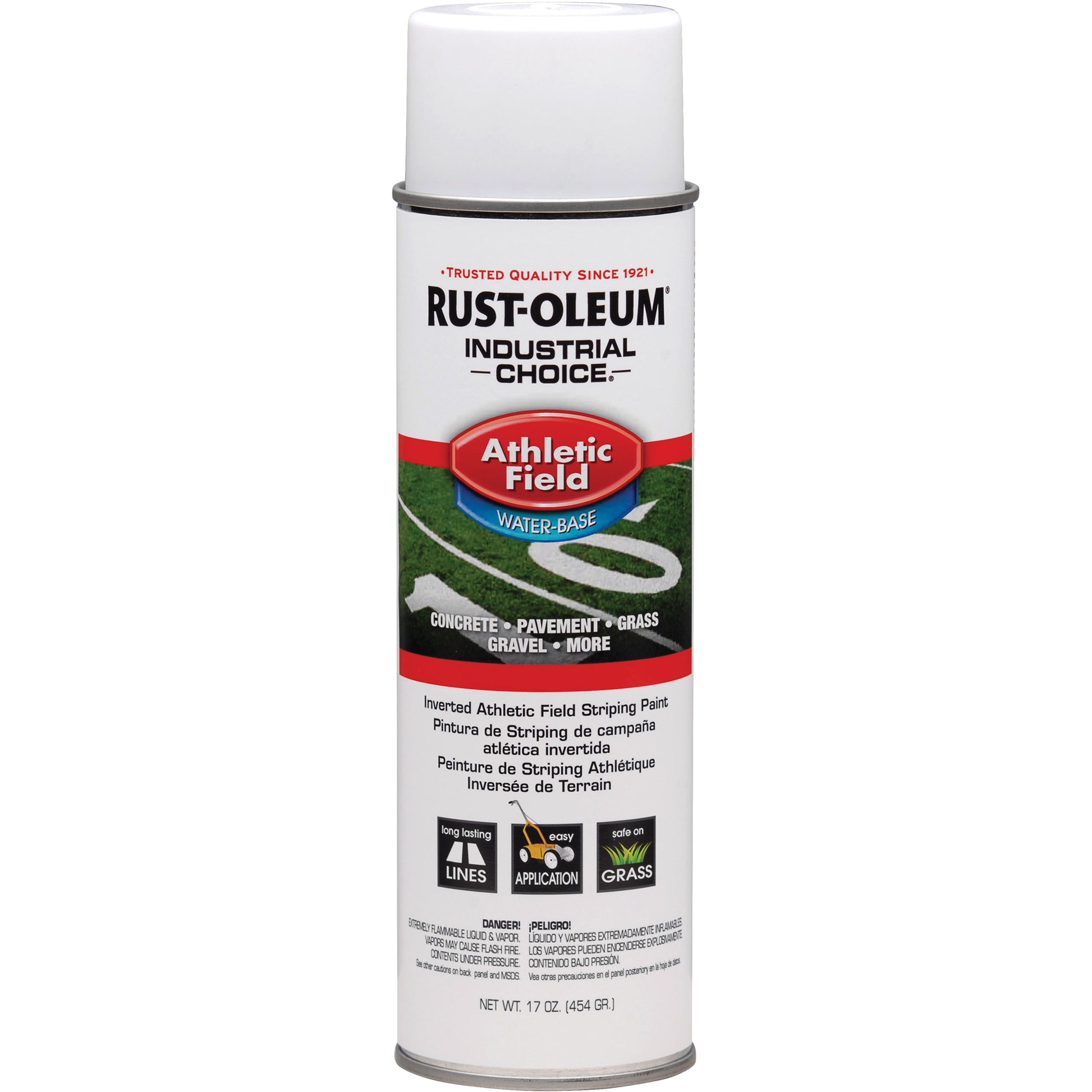 Industrial Choice® AF1600 Athletic Field Striping Paint, White, 17 oz., Aerosol Can