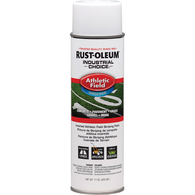 Industrial Choice® AF1600 Athletic Field Striping Paint, White, 17 oz., Aerosol Can