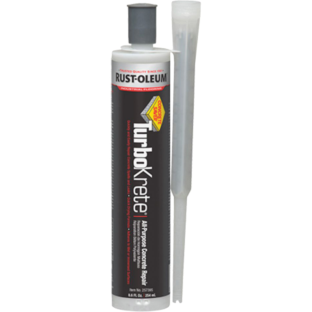 TurboKrete® All-Purpose Epoxy Repair, Cartridge/Tube, Grey
