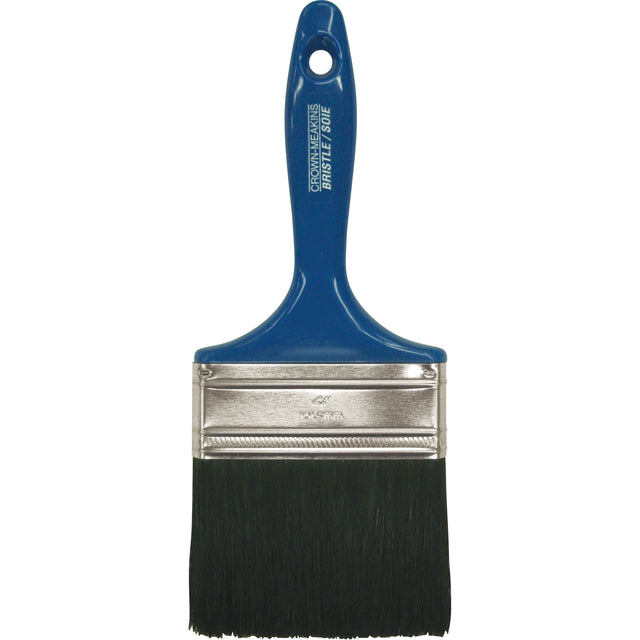 All-Purpose Paint Brush, Bristle, Plastic Handle, 4" Width