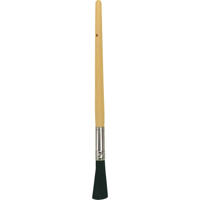Oval Paint Brush, Bristle, Plastic Handle, 13/32" Width