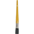 Oval Paint Brush, Bristle, Plastic Handle, 25/32" Width