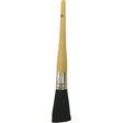 Oval Paint Brush, Bristle, Plastic Handle, 1-1/16" Width
