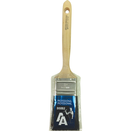 Straight Sash Paint Brush, Bristle, Wood Handle, 2" Width