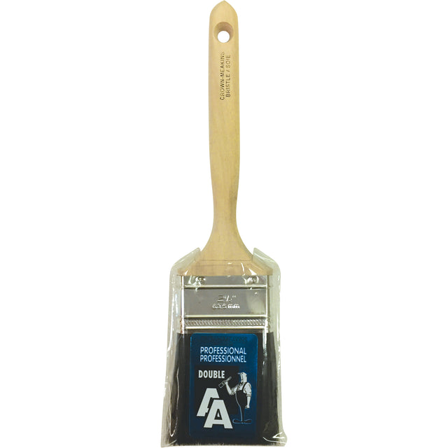 Straight Sash Paint Brush, Bristle, Wood Handle, 2-1/2" Width