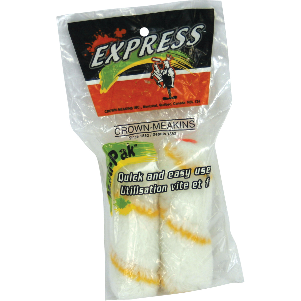 Perlon Trim Roller Cover - Pack Of Two, 10 mm (3/8") Nap, 101.6 mm (4") L