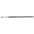 Black Pointed Bristle Artist Brush, 2.1 mm Brush Width, Camel Hair, Wood Handle