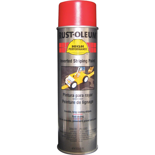 2300 System Inverted Striping Paint, Red, 18 oz., Aerosol Can