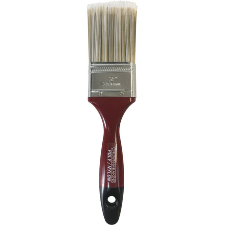 Semi-Pro Paint Brush, Poly/Nylon, Wood Handle, 2" Width