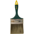 Premier Series Paint Brush, Polyester, Plastic Handle, 4" Width