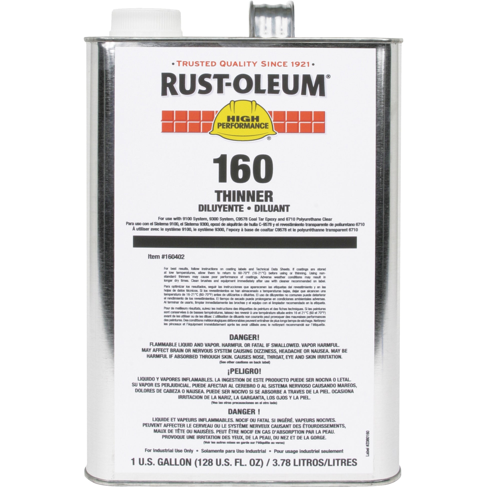 Paint Thinner, Gallon, 1 gal.