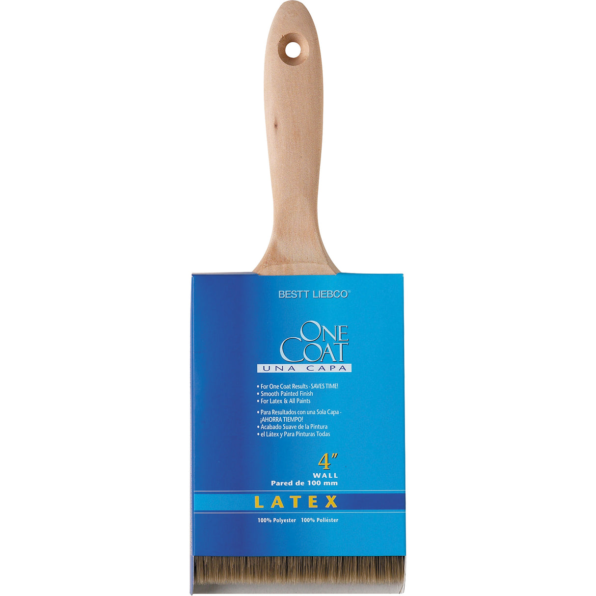 Wall Brush, Polyester, Wood Handle, 4" Width
