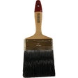 Paint Brush, Poly/Nylon, Wood Handle, 4" Width