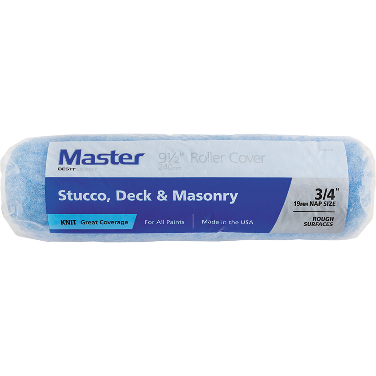 Master Paint Roller Cover, 19 mm (3/4") Nap, 240 mm (9-1/2") L