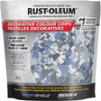 Decorative Colour Chips, 474 g, Bag, Blue Grey Blend