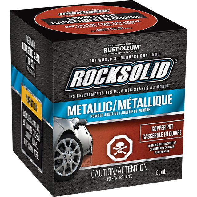 RockSolid® Metallic Powder Additive, 60 mL, Bottle, Copper Pot