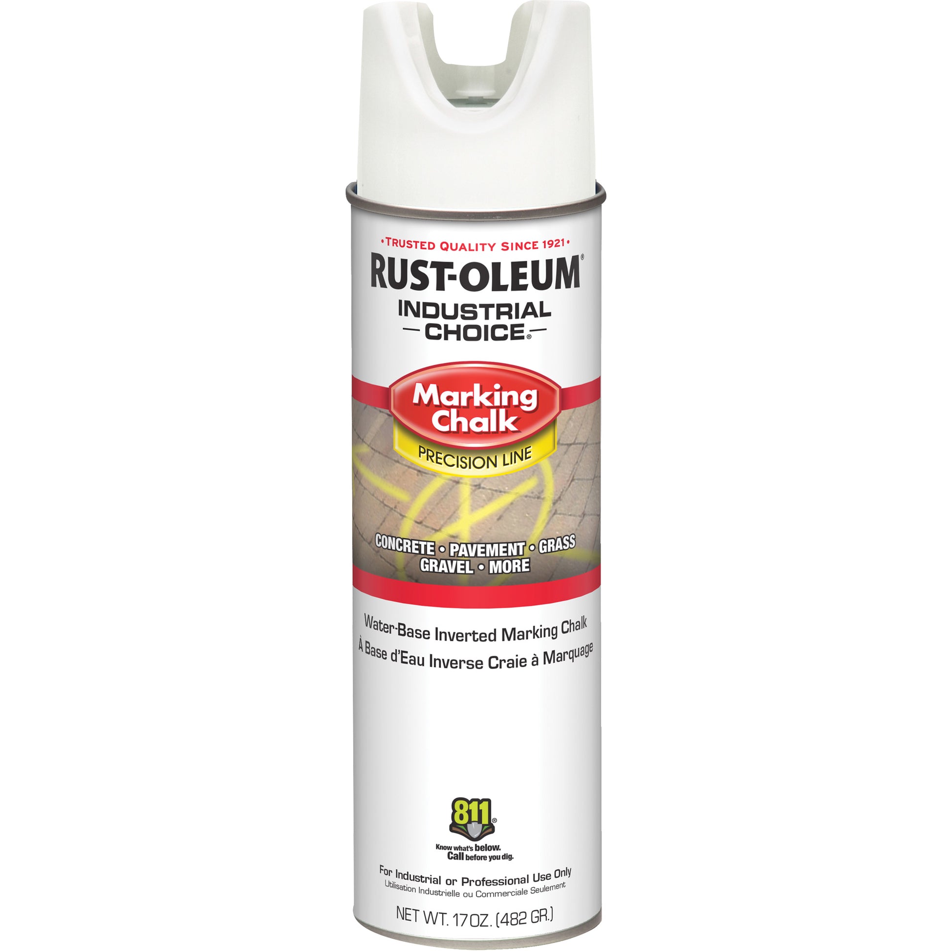 MC1800 System Precision Line Inverted Marking Chalk, Aerosol Can