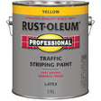Traffic Striping Paint, Yellow, 3.78 L, Jug