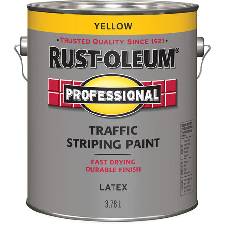 Traffic Striping Paint, Yellow, 3.78 L, Jug