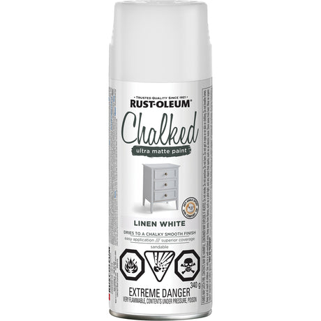 Chalked Paint, Aerosol Can, Linen White