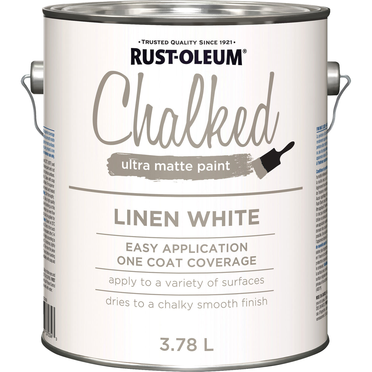 Chalked Paint, 3.78 L, Gallon, Linen White