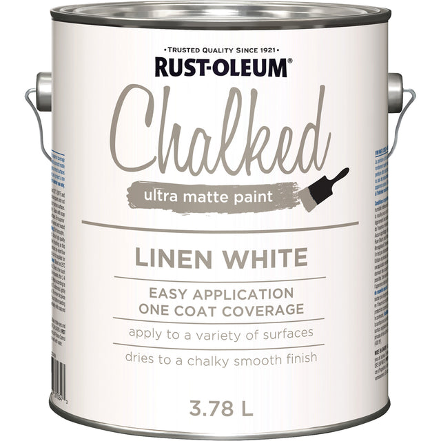 Chalked Paint, 3.78 L, Gallon, Linen White