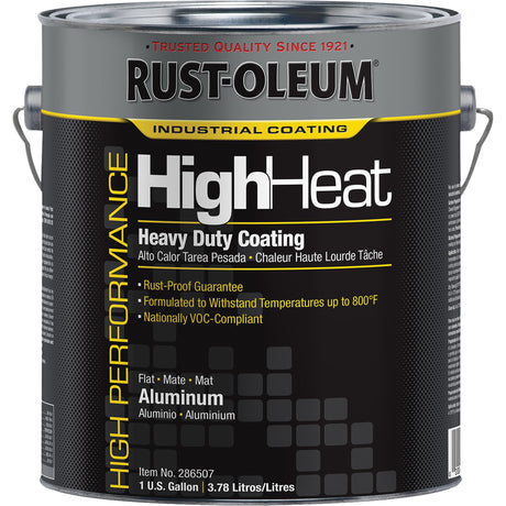 Heavy-Duty High Heat Coating, Gallon, Aluminum