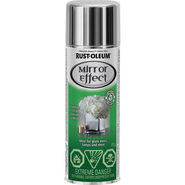 Specialty Mirror Effect Spray Paint, Aerosol Can, Silver