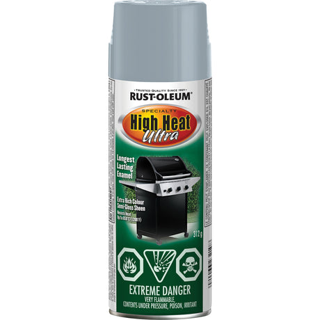 Specialty High Heat Ultra Enamel Spray Paint, Aerosol Can, Silver