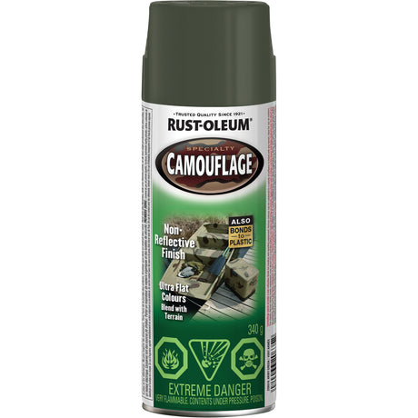 Specialty Camouflage Paint, Aerosol Can, Army Green