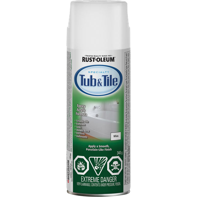 Specialty Tub & Tile Spray Paint, Aerosol Can, White