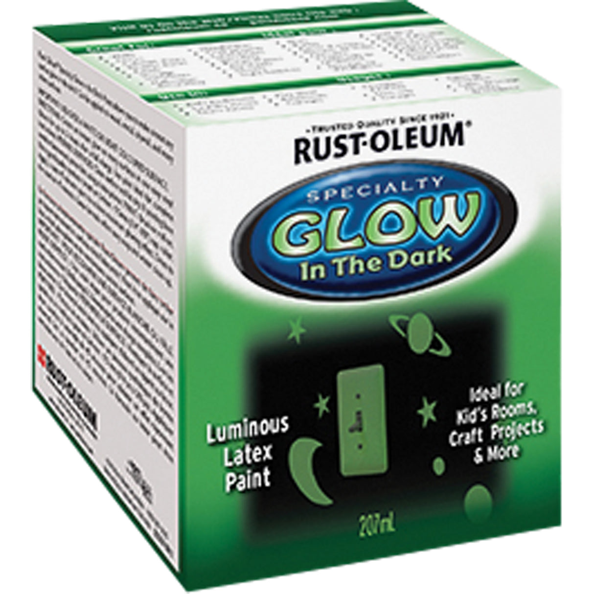 Specialty Glow-in-the-Dark Paint, 207 ml, Kit, Clear