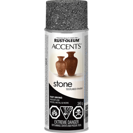 Accents® Stone Creations Spray Paint, Aerosol Can, Grey Stone
