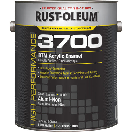 3700 High-Performance DTM Acrylic Enamel, Alumi-Non, Gloss, Gallon