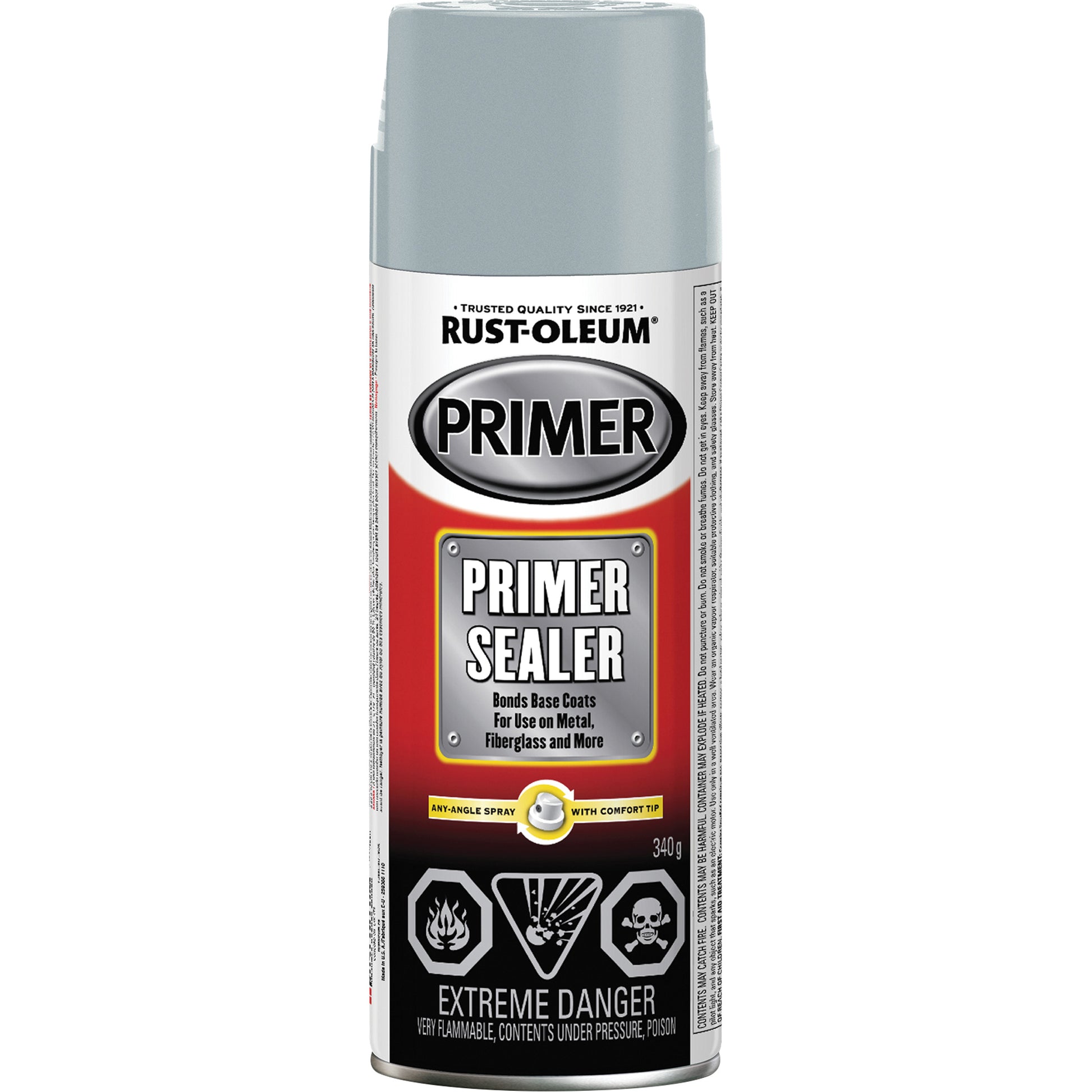 Automotive Primer Sealer, Light Grey, Very Flat, Aerosol Can