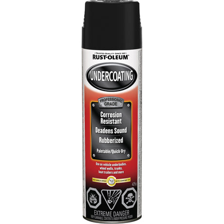 Automotive Professional Undercoating, Black, Very Flat, Aerosol Can