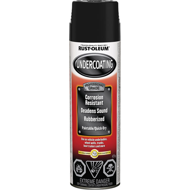 Automotive Professional Undercoating, Black, Very Flat, Aerosol Can