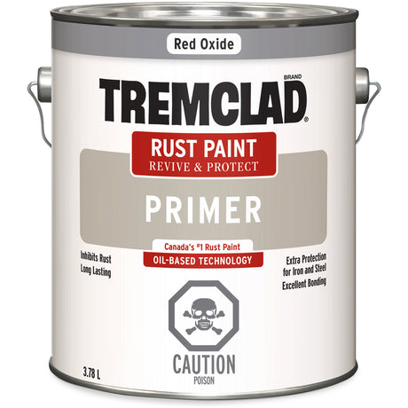 Tremclad® Rust Primer, Red Oxide, Very Flat, 3.78 L, Gallon