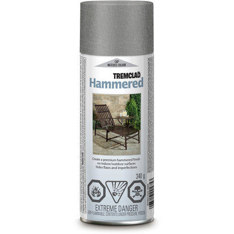 Tremclad® Paint, Silver, Gloss/Hammered, Aerosol Can