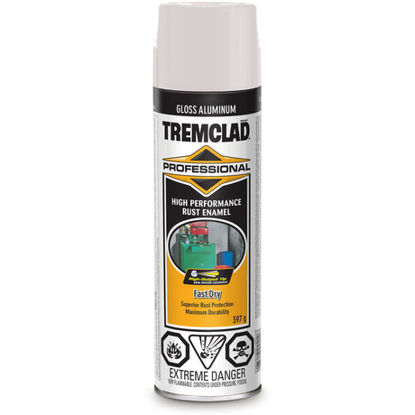 Tremclad® Professional Rust Enamel, Aluminum, Gloss, Aerosol Can