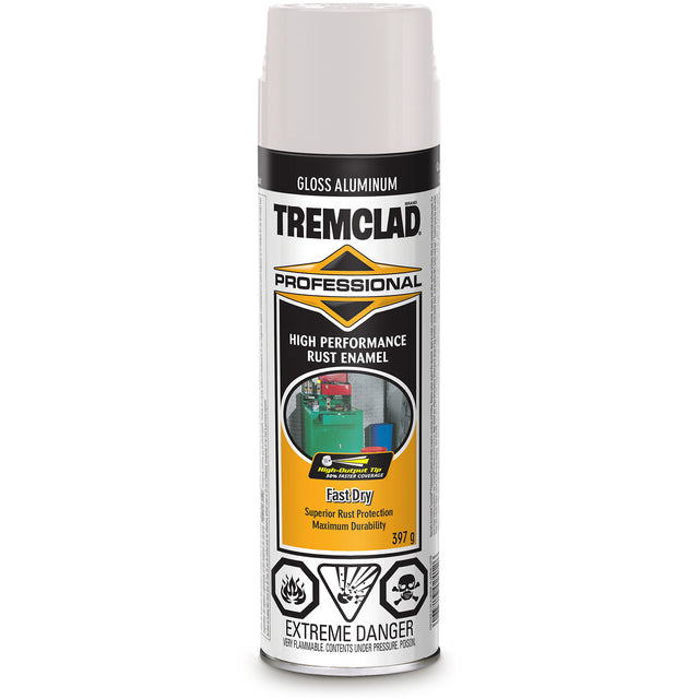 Tremclad® Professional Rust Enamel, Aluminum, Gloss, Aerosol Can