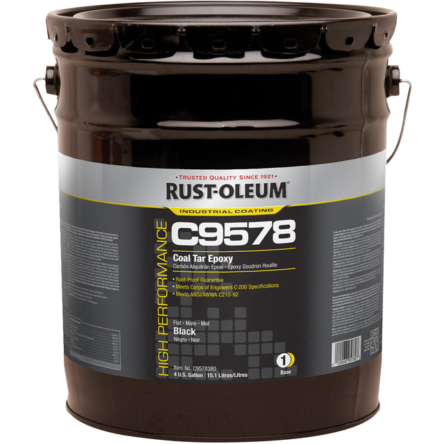C9578 System Coal Tar High Solids Epoxy, 4 gal., Pail