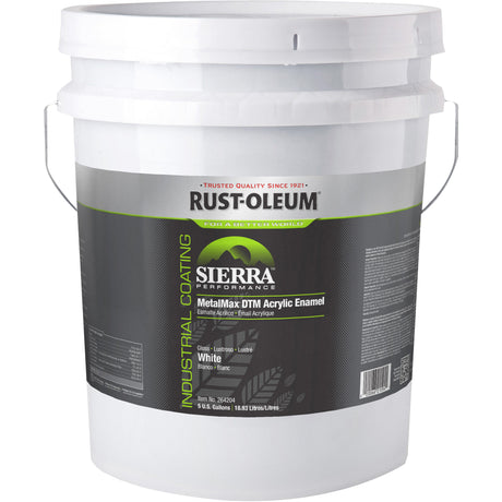 Sierra Performance™ MetalMax® Plus DTM Acrylic Enamel, 5 gal., Pail, White