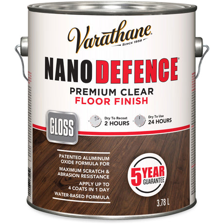 Varathane® Nano Defence® Premium Floor Finish, 3.78 L, Clear, Gloss