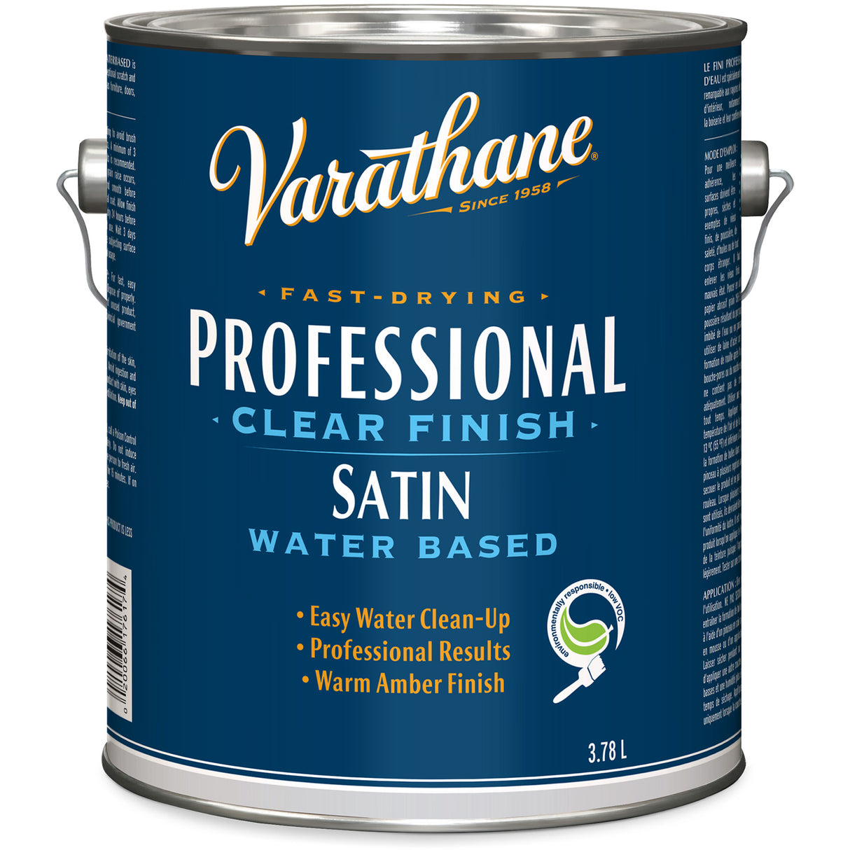 Varathane® Professional Finish, 3.78 L, Clear, Satin