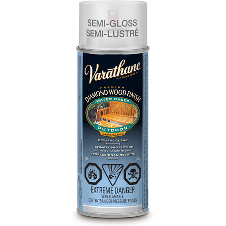 Varathane® Diamond Wood Finish® Exterior Finish, 319 g, Clear, Semi-Gloss