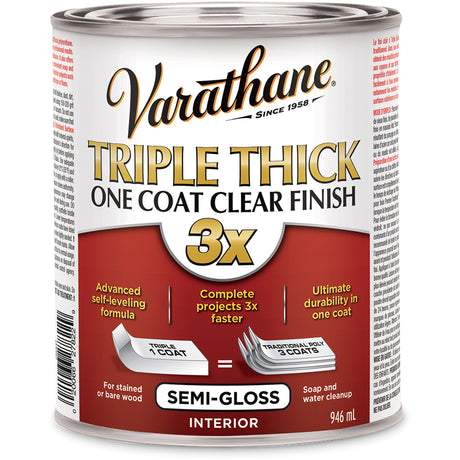 Varathane® Triple Thick One Coat Finish, 946 ml, Clear, Semi-Gloss